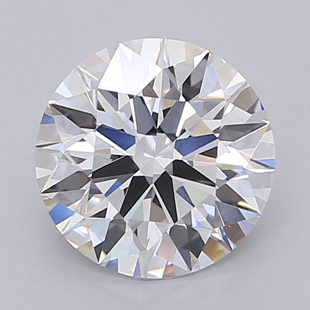 2.25 Carat Round Shaped, Ideal Cut, F Color, VVS2 Clarity, IGI Certified Lab Grown Diamond