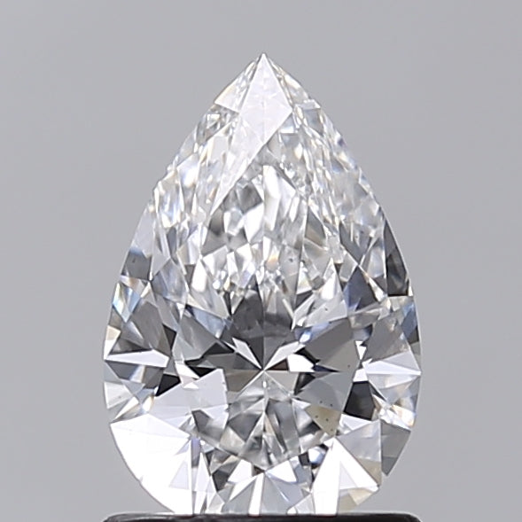 1.02 Carat Pear Shaped, Ideal Cut, D Color, VS2 Clarity, IGI Certified Lab Grown Diamond
