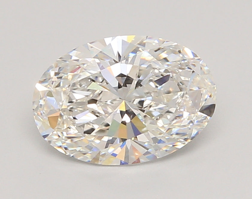 2.06 Carat Oval Shaped, Ideal Cut, F Color, VVS2 Clarity, IGI Certified Lab Grown Diamond