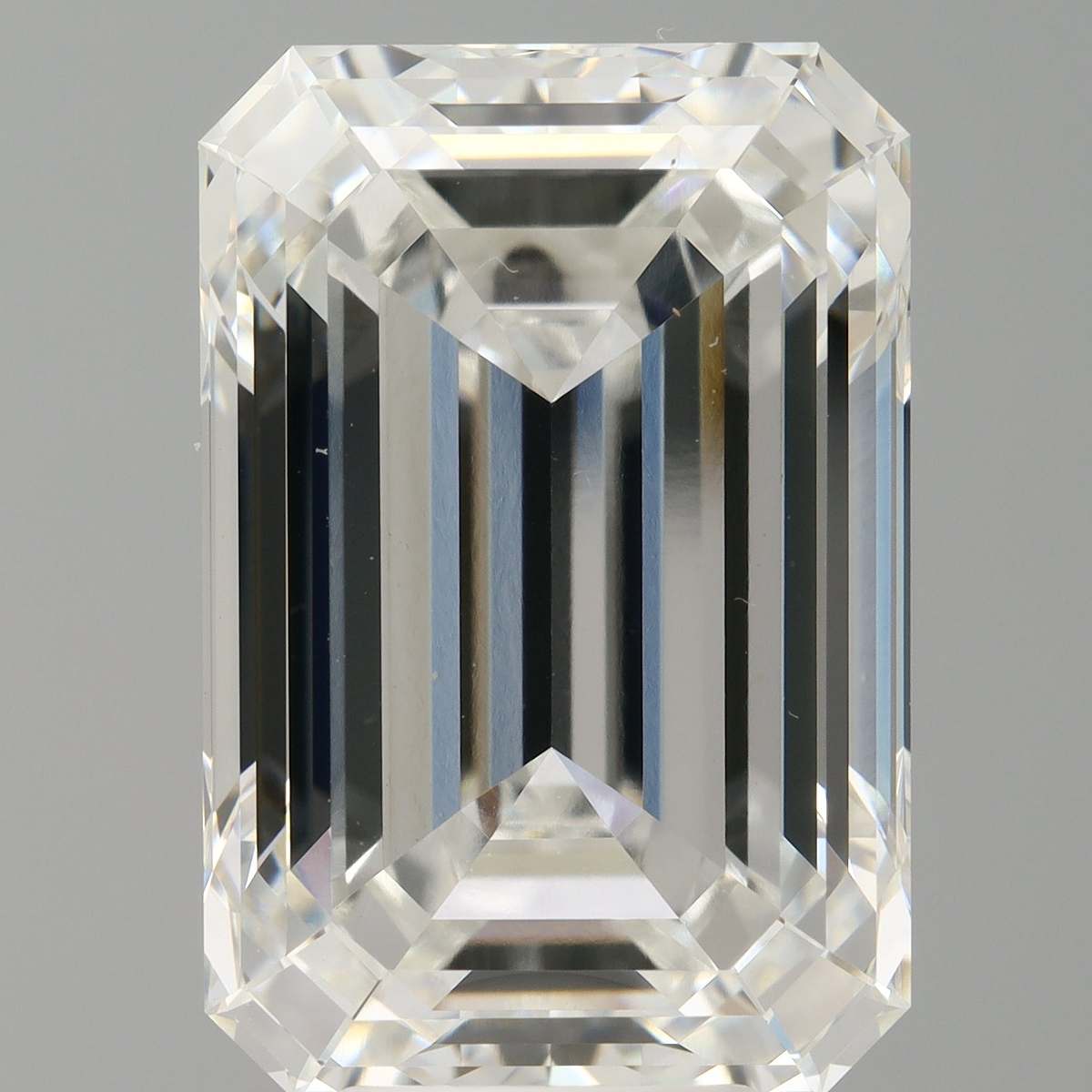 8.60 Carat Emerald Shaped, Ideal Cut, F Color, VVS2 Clarity, IGI Certified Lab Grown Diamond