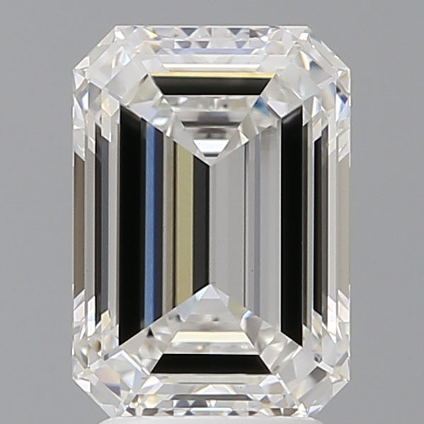 3.08 Carat Emerald Shaped, Ideal Cut, E Color, VS1 Clarity, IGI Certified Lab Grown Diamond