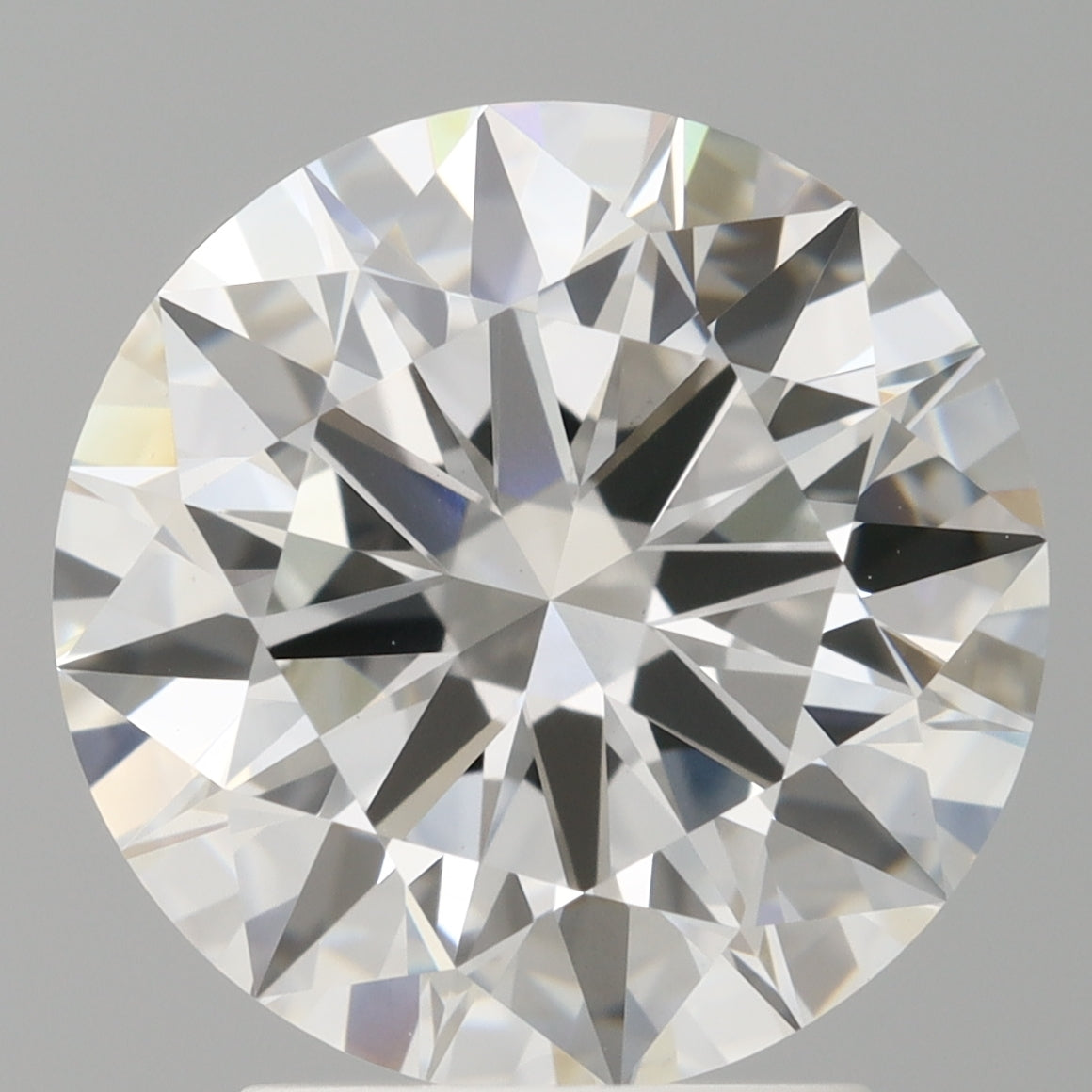3.08 Carat Round Shaped, Ideal Cut, F Color, VS1 Clarity, IGI Certified Lab Grown Diamond