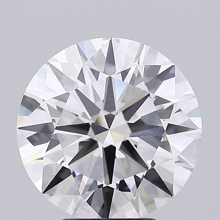 4.28 Carat Round Shaped, Ideal Cut, F Color, VVS2 Clarity, IGI Certified Lab Grown Diamond