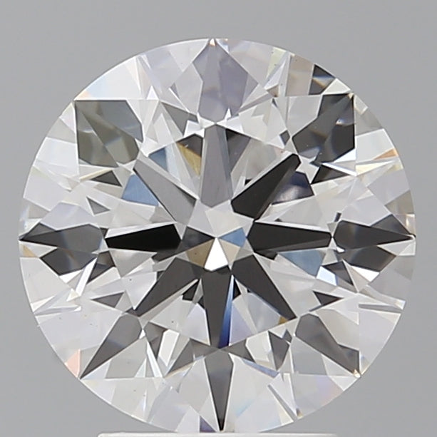 3.52 Carat Round Shaped, Ideal Cut, F Color, VVS2 Clarity, IGI Certified Lab Grown Diamond