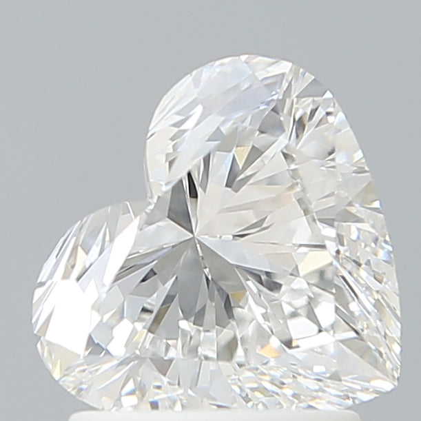 1.59 Carat Heart Shaped, Very Good Cut, D Color, VVS2 Clarity, IGI Certified Lab Grown Diamond