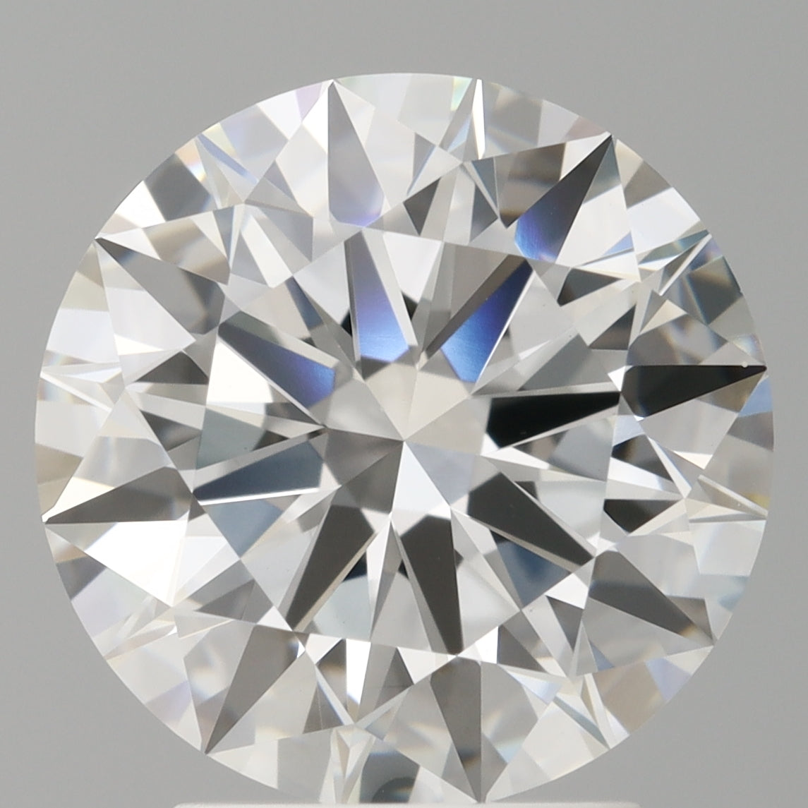 3.08 Carat Round Shaped, Ideal Cut, E Color, VVS2 Clarity, IGI Certified Lab Grown Diamond