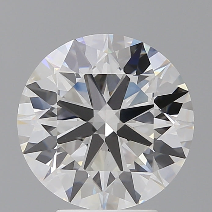 4.07 Carat Round Shaped, Ideal Cut, E Color, VVS2 Clarity, IGI Certified Lab Grown Diamond