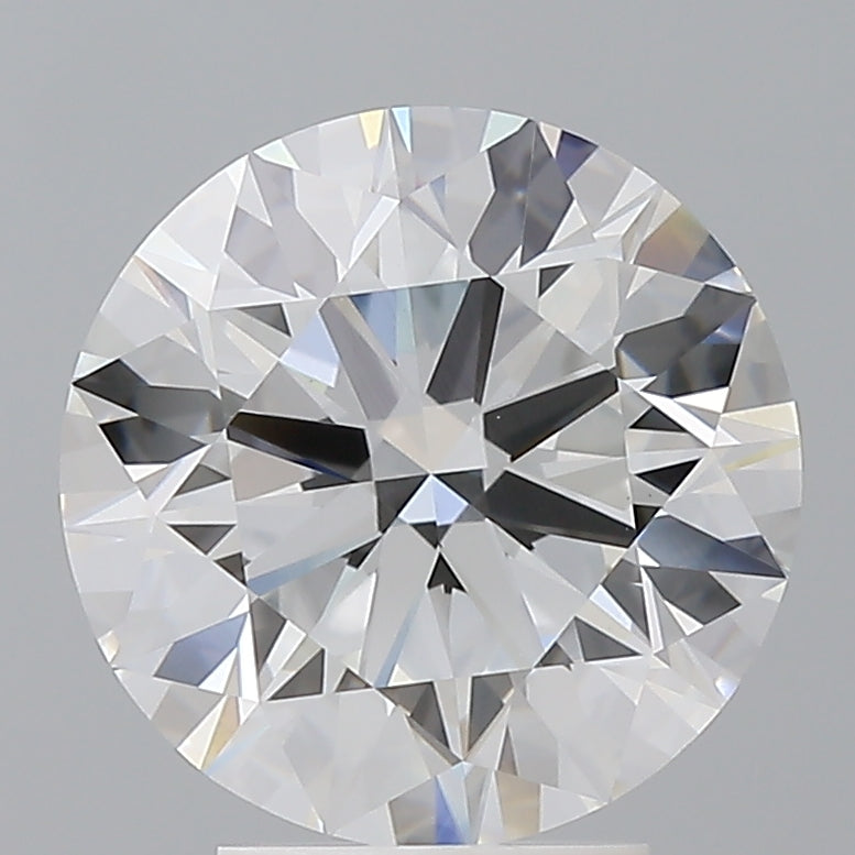 4.05 Carat Round Shaped, Ideal Cut, E Color, VVS2 Clarity, IGI Certified Lab Grown Diamond