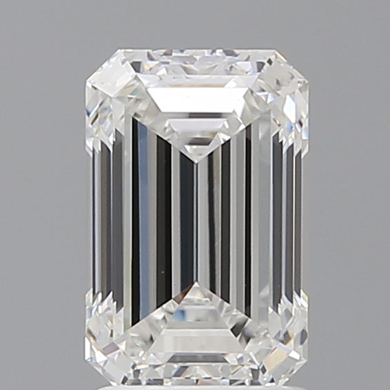 2.01 Carat Emerald Shaped, Ideal Cut, E Color, VVS2 Clarity, IGI Certified Lab Grown Diamond
