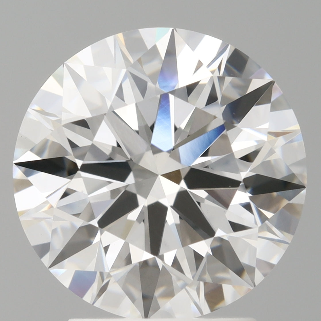 3.03 Carat Round Shaped, Ideal Cut, F Color, VVS2 Clarity, IGI Certified Lab Grown Diamond