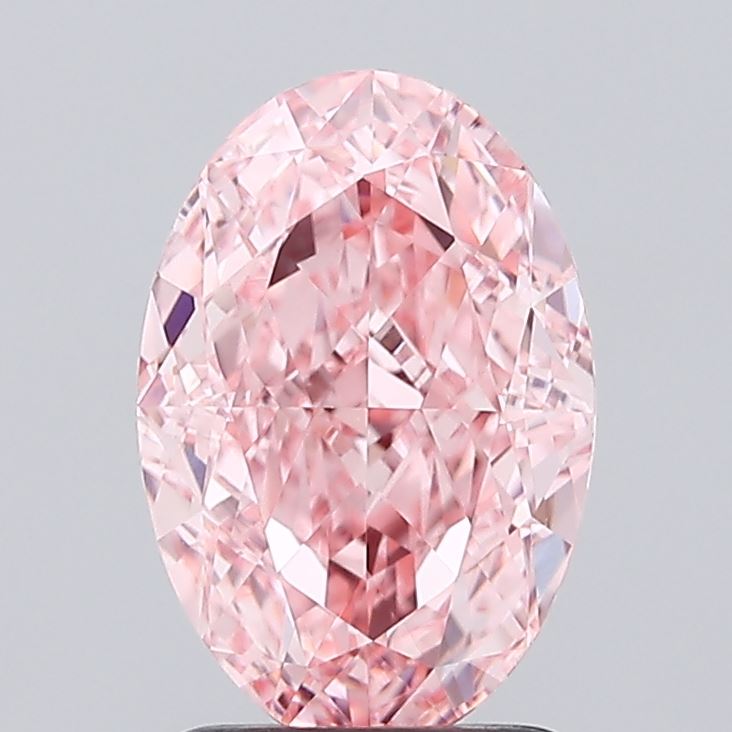 2.10 Carat Oval Shaped, Ideal Cut, VVS2 Clarity, IGI Certified Lab Grown Diamond