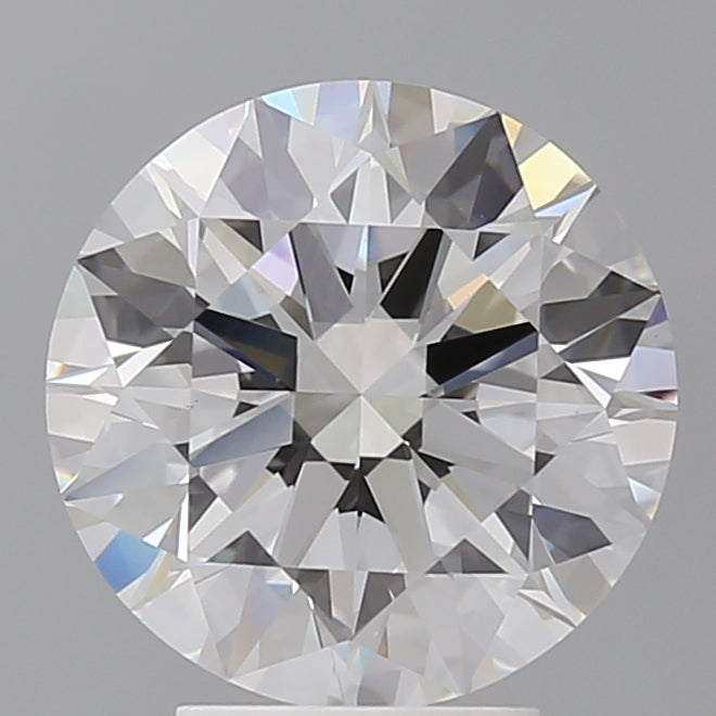 4.10 Carat Round Shaped, Ideal Cut, E Color, VVS2 Clarity, IGI Certified Lab Grown Diamond