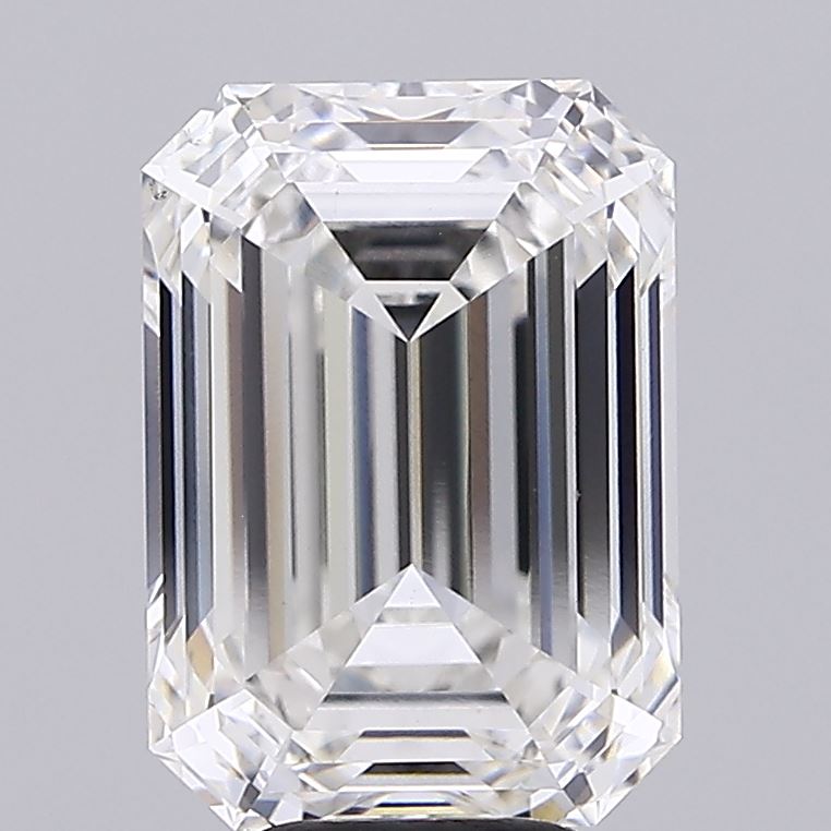 7.02 Carat Emerald Shaped, Ideal Cut, F Color, VS1 Clarity, IGI Certified Lab Grown Diamond