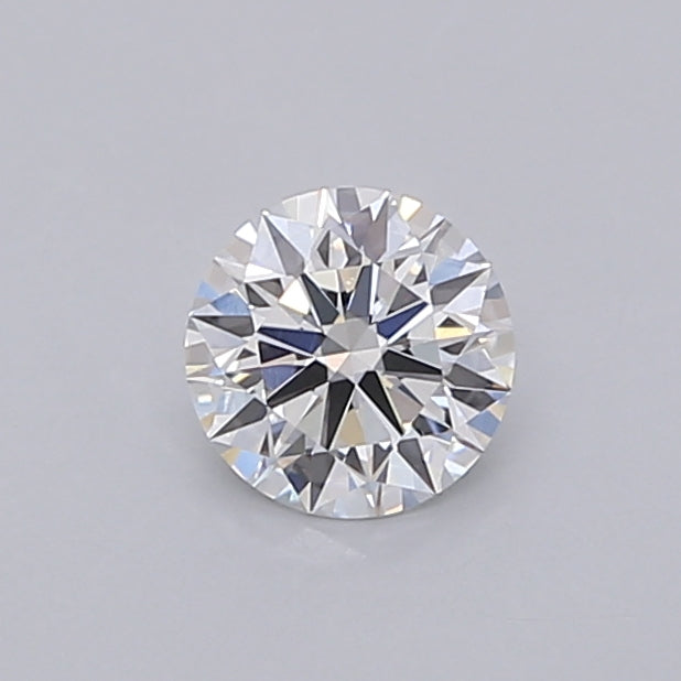 0.53 Carat Round Shaped, Ideal Cut, D Color, VVS2 Clarity, IGI Certified Lab Grown Diamond