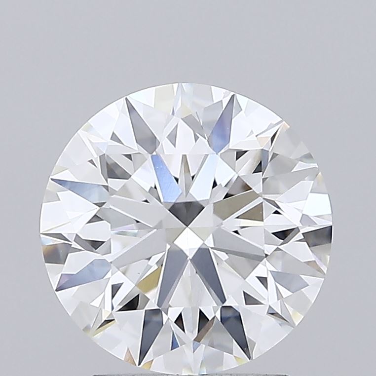 2.44 Carat Round Shaped, Ideal Cut, E Color, VVS2 Clarity, IGI Certified Lab Grown Diamond