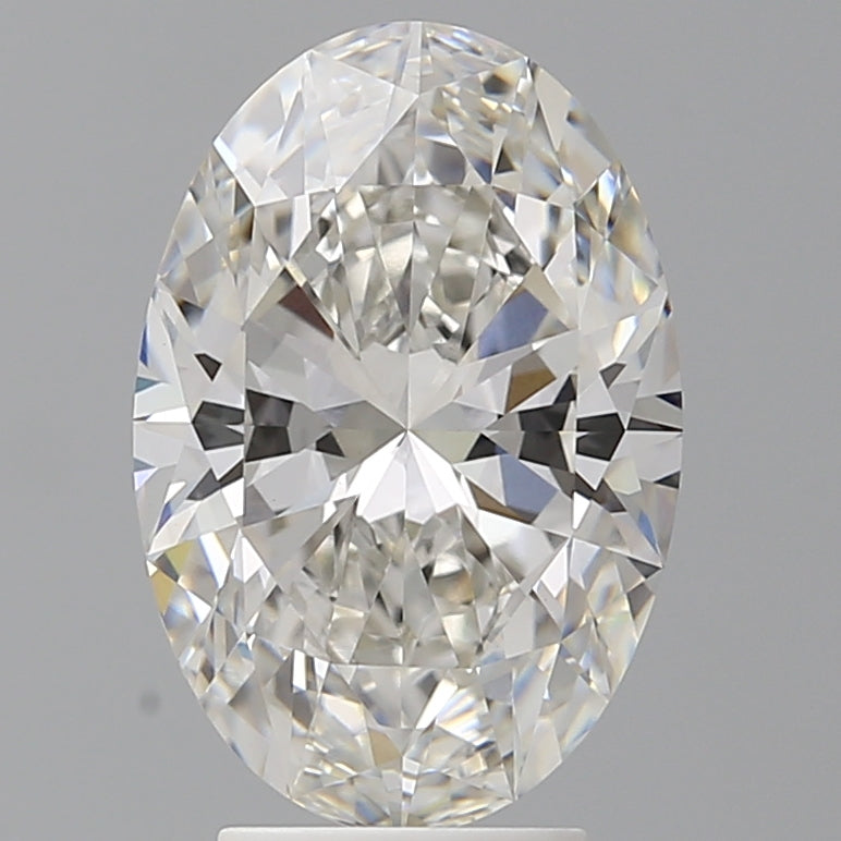 4.06 Carat Oval Shaped, Ideal Cut, F Color, VVS2 Clarity, IGI Certified Lab Grown Diamond