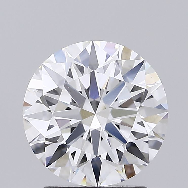 2.16 Carat Round Shaped, Ideal Cut, E Color, VVS2 Clarity, IGI Certified Lab Grown Diamond