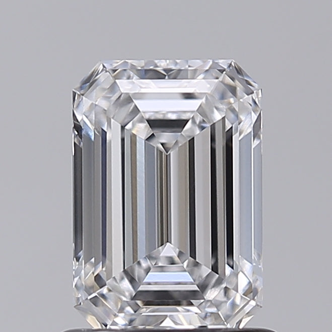 1.02 Carat Emerald Shaped, Very Good Cut, D Color, VVS2 Clarity, IGI Certified Lab Grown Diamond