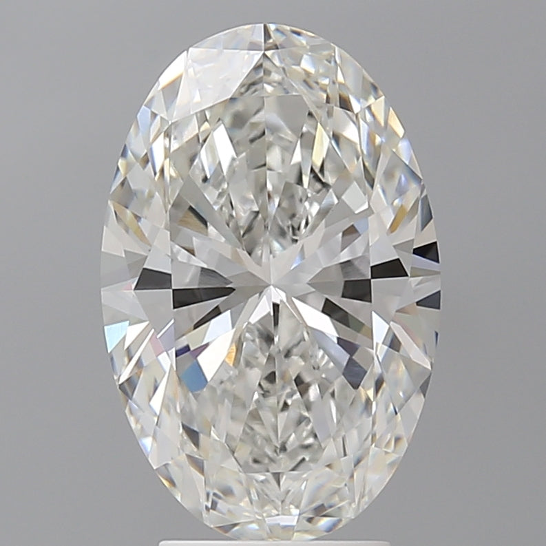 4.09 Carat Oval Shaped, Ideal Cut, F Color, VVS2 Clarity, IGI Certified Lab Grown Diamond