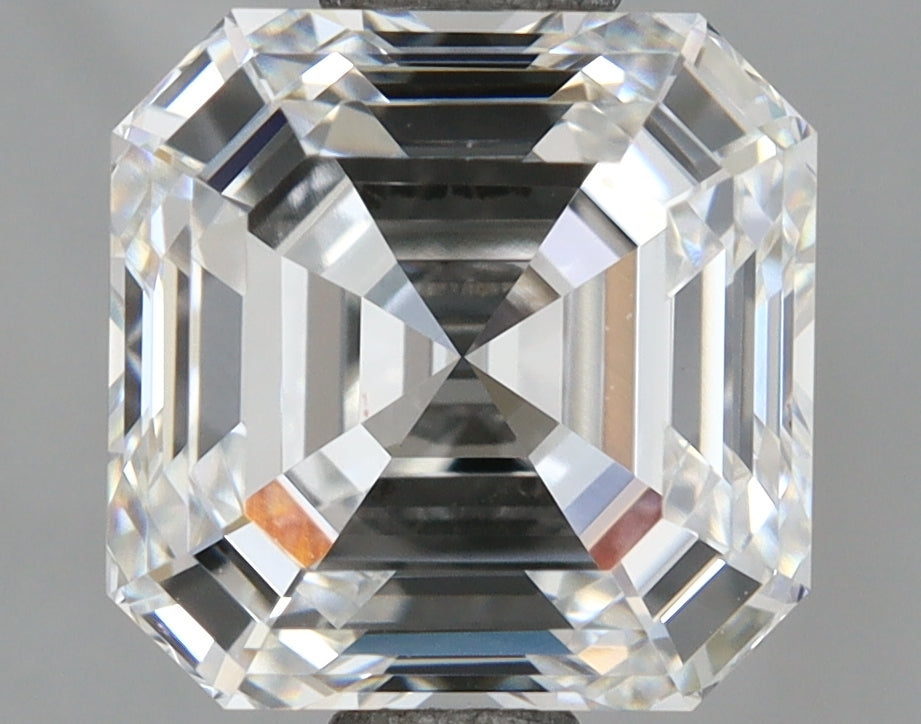 2.02 Carat Asscher Shaped, Ideal Cut, E Color, VVS1 Clarity, IGI Certified Lab Grown Diamond