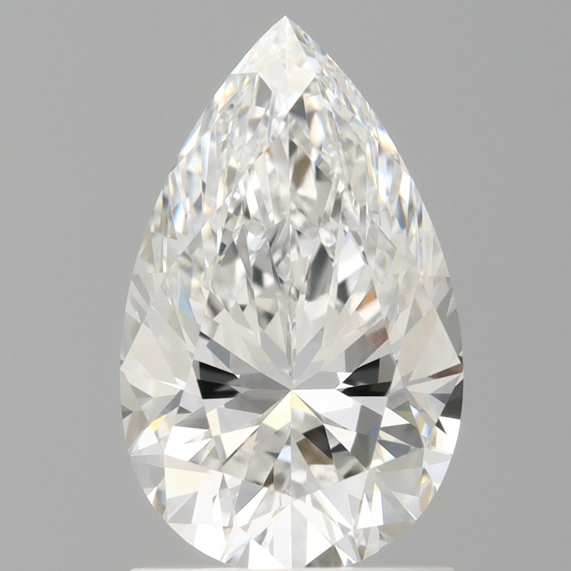 1.55 Carat Pear Shaped, Excellent Cut, E Color, VVS2 Clarity, IGI Certified Lab Grown Diamond