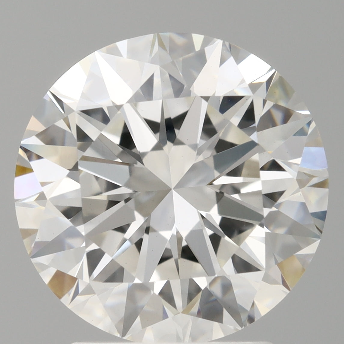 3.00 Carat Round Shaped, Excellent Cut, F Color, VVS2 Clarity, IGI Certified Lab Grown Diamond