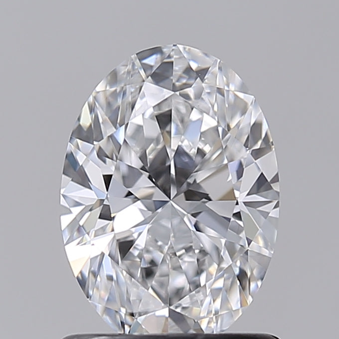 0.98 Carat Oval Shaped, Excellent Cut, D Color, VVS2 Clarity, IGI Certified Lab Grown Diamond