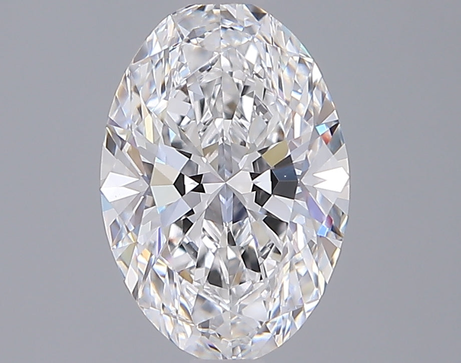 2.06 Carat Oval Shaped, Ideal Cut, D Color, VVS1 Clarity, IGI Certified Lab Grown Diamond