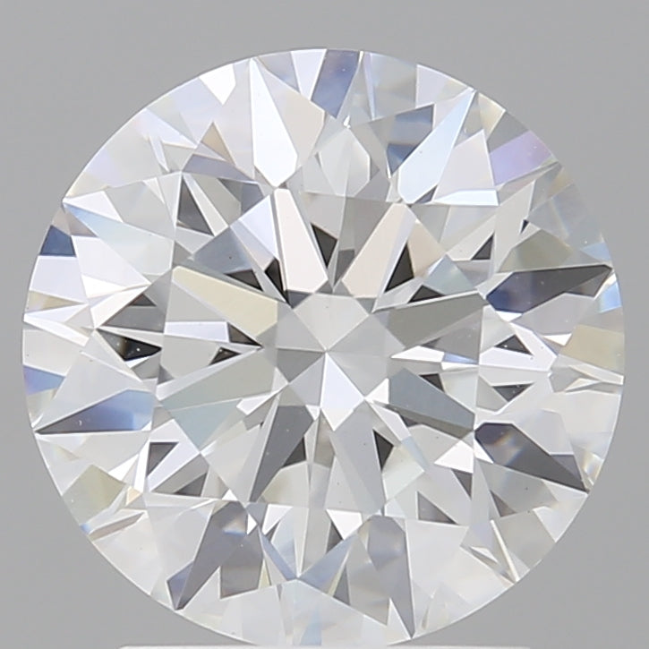 2.52 Carat Round Shaped, Excellent Cut, E Color, VVS2 Clarity, IGI Certified Lab Grown Diamond