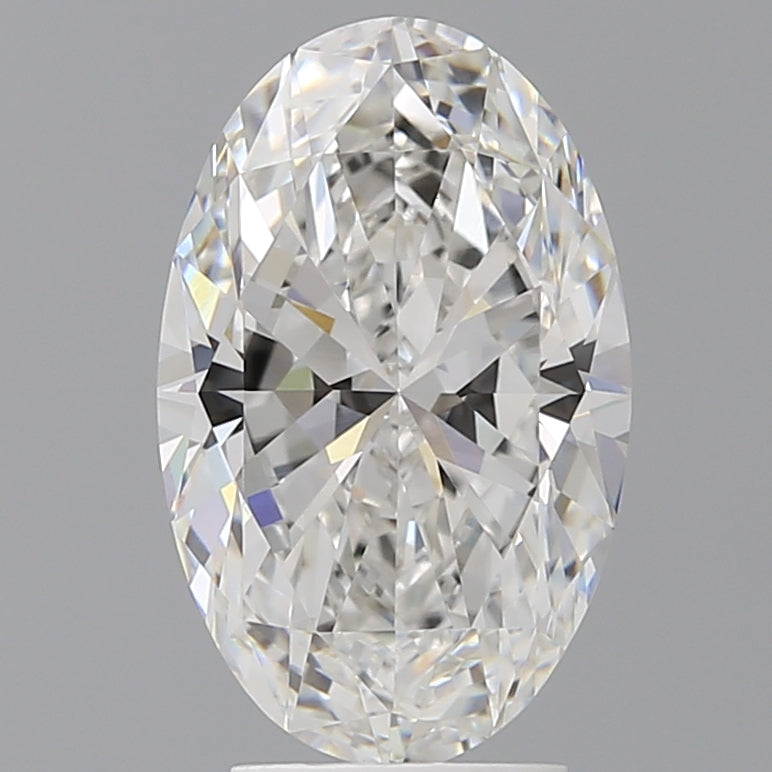 4.01 Carat Oval Shaped, Ideal Cut, F Color, VVS2 Clarity, IGI Certified Lab Grown Diamond