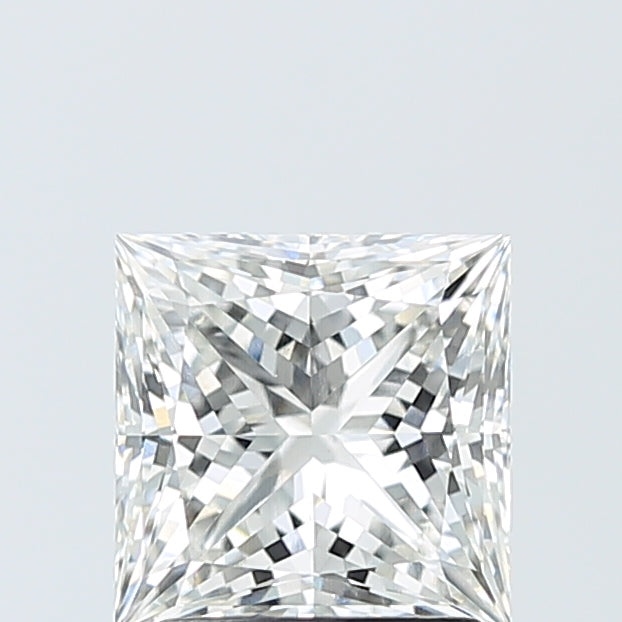 2.08 Carat Princess Shaped, Ideal Cut, F Color, VVS2 Clarity, IGI Certified Lab Grown Diamond
