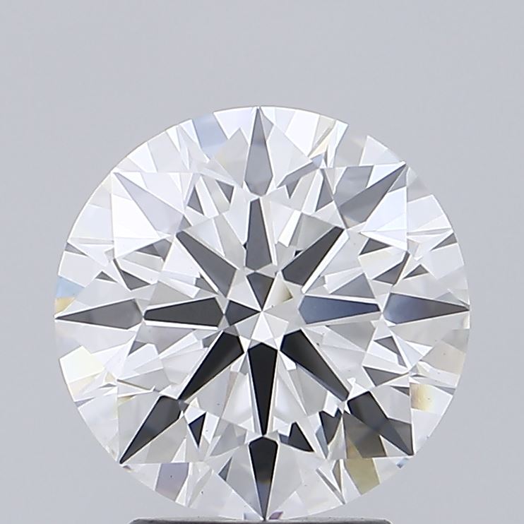 3.11 Carat Round Shaped, Ideal Cut, E Color, VVS2 Clarity, IGI Certified Lab Grown Diamond