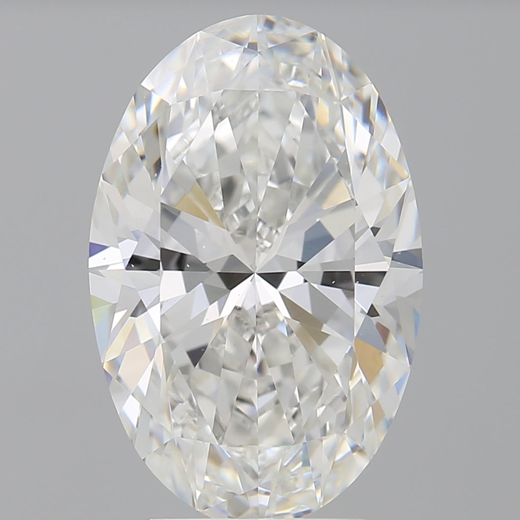 4.09 Carat Oval Shaped, Ideal Cut, F Color, VS1 Clarity, IGI Certified Lab Grown Diamond