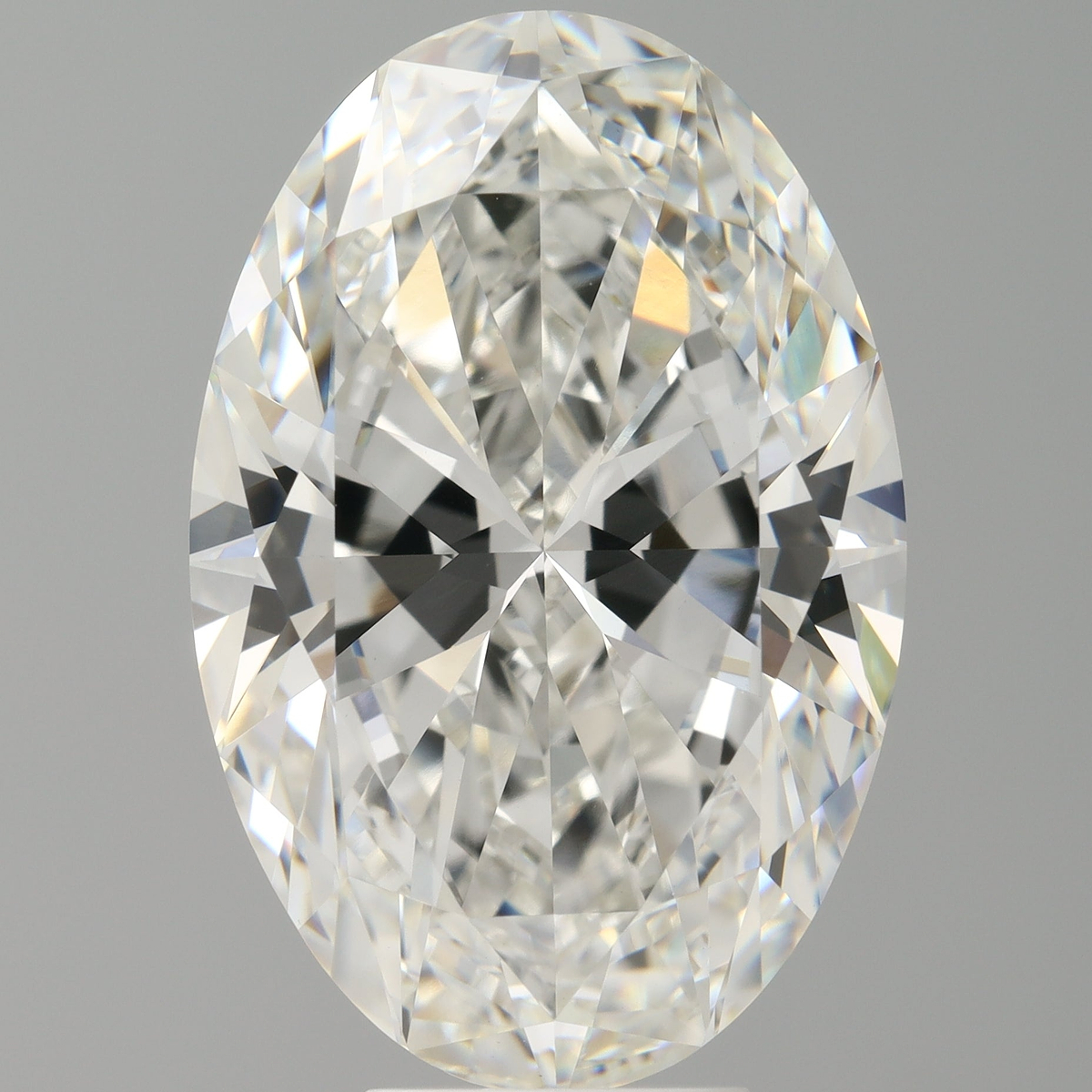 8.09 Carat Oval Shaped, Ideal Cut, F Color, VVS2 Clarity, IGI Certified Lab Grown Diamond