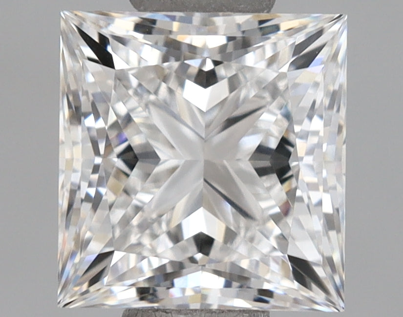 1.15 Carat Princess Shaped, Ideal Cut, E Color, VVS1 Clarity, IGI Certified Lab Grown Diamond