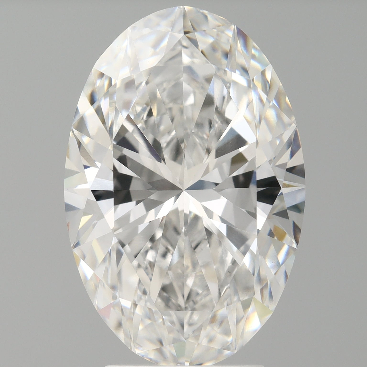 4.10 Carat Oval Shaped, Ideal Cut, E Color, VVS2 Clarity, IGI Certified Lab Grown Diamond