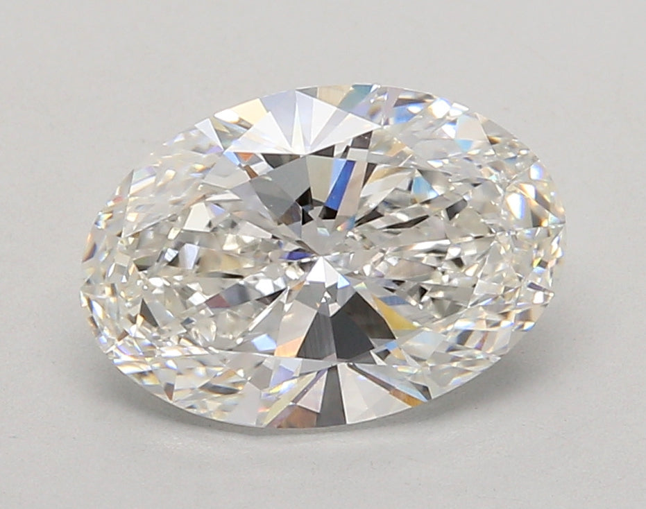 3.00 Carat Oval Shaped, Ideal Cut, F Color, VVS1 Clarity, IGI Certified Lab Grown Diamond