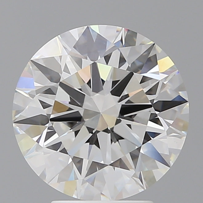4.10 Carat Round Shaped, Ideal Cut, E Color, VVS2 Clarity, IGI Certified Lab Grown Diamond