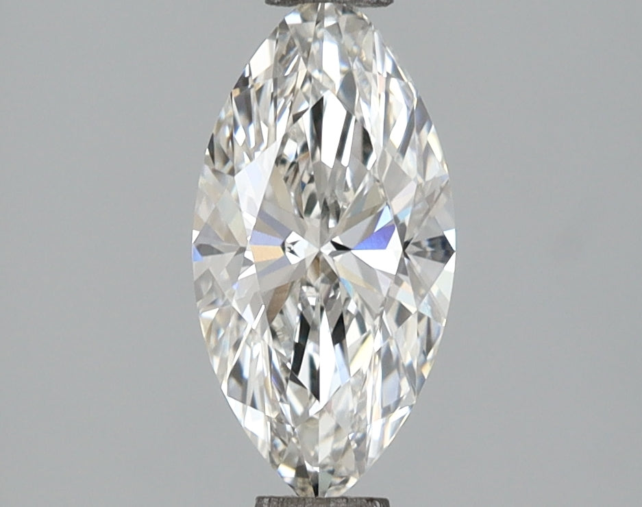 1.09 Carat Marquise Shaped, Ideal Cut, F Color, VVS2 Clarity, IGI Certified Lab Grown Diamond