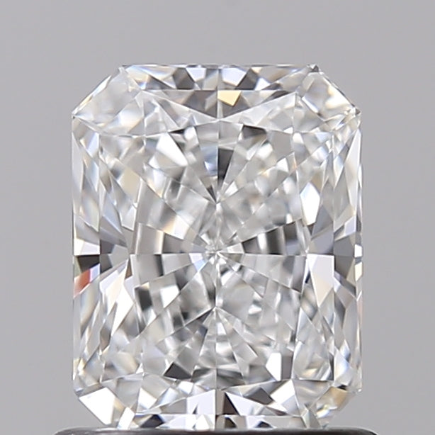 0.94 Carat Radiant Shaped, Ideal Cut, D Color, IF Clarity, IGI Certified Lab Grown Diamond