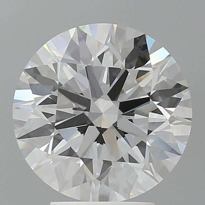 4.07 Carat Round Shaped, Ideal Cut, E Color, VVS2 Clarity, IGI Certified Lab Grown Diamond