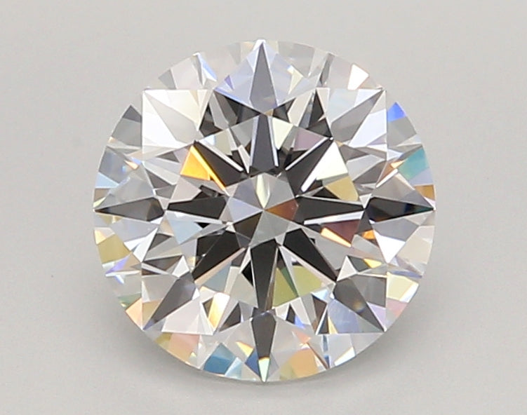 2.04 Carat Round Shaped, Ideal Cut, E Color, VVS2 Clarity, IGI Certified Lab Grown Diamond