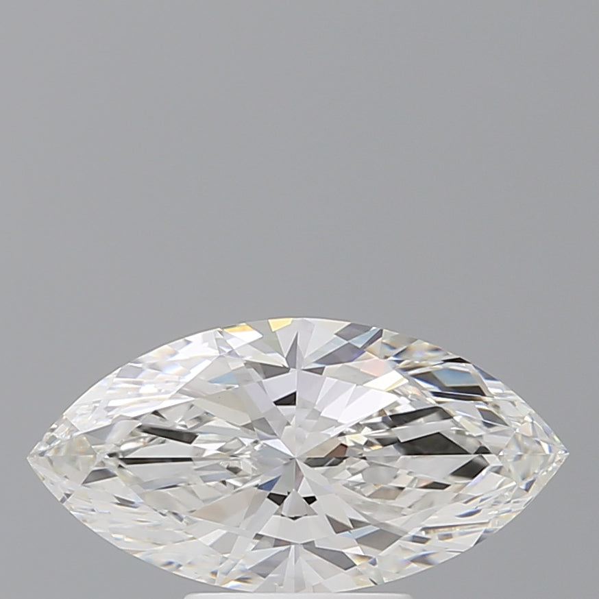 2.59 Carat Marquise Shaped, Ideal Cut, E Color, VVS2 Clarity, IGI Certified Lab Grown Diamond