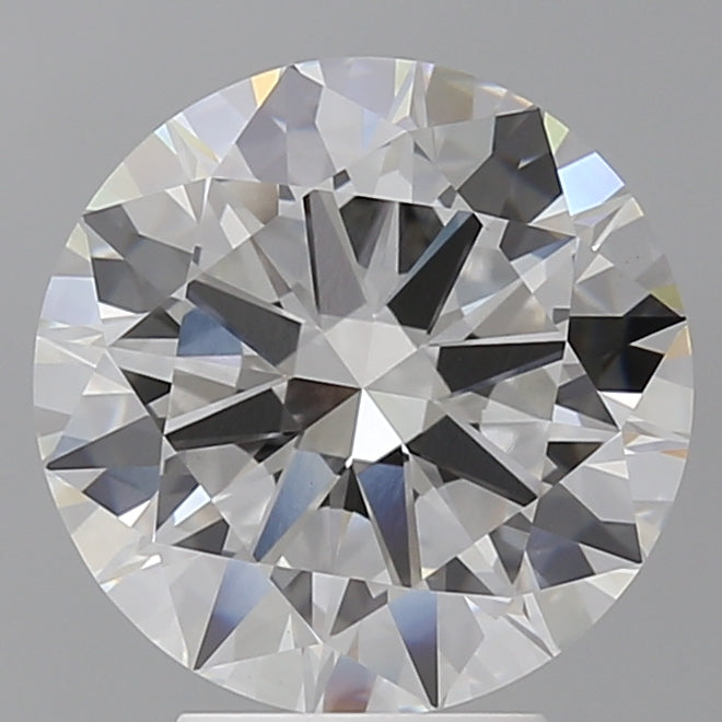 4.51 Carat Round Shaped, Excellent Cut, E Color, VVS2 Clarity, IGI Certified Lab Grown Diamond
