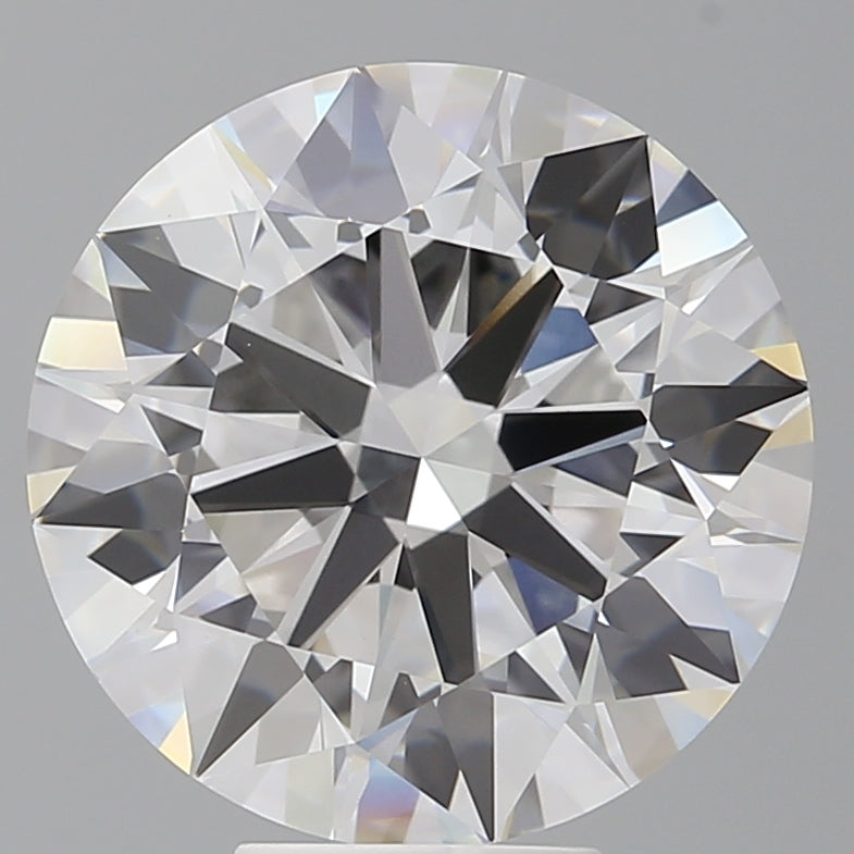 7.59 Carat Round Shaped, Ideal Cut, E Color, VVS2 Clarity, IGI Certified Lab Grown Diamond