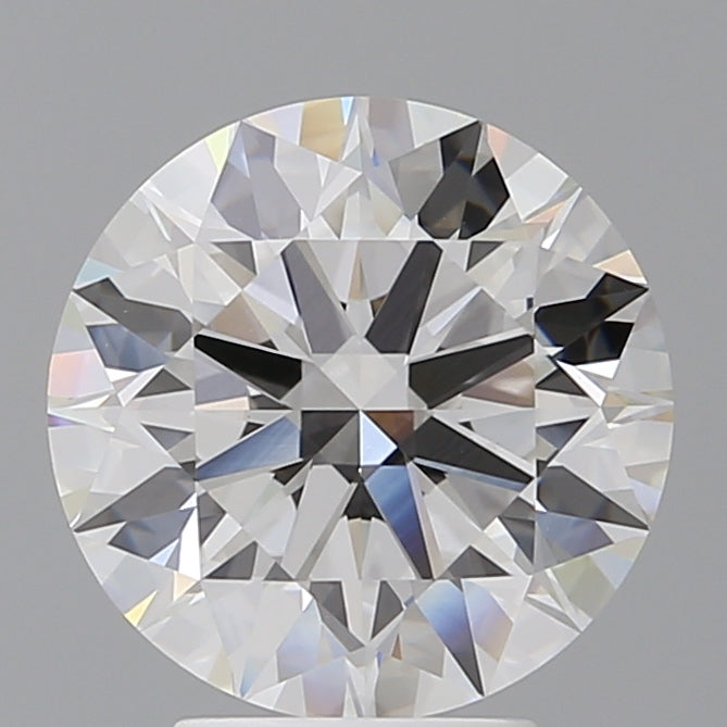 4.08 Carat Round Shaped, Ideal Cut, E Color, VVS2 Clarity, IGI Certified Lab Grown Diamond