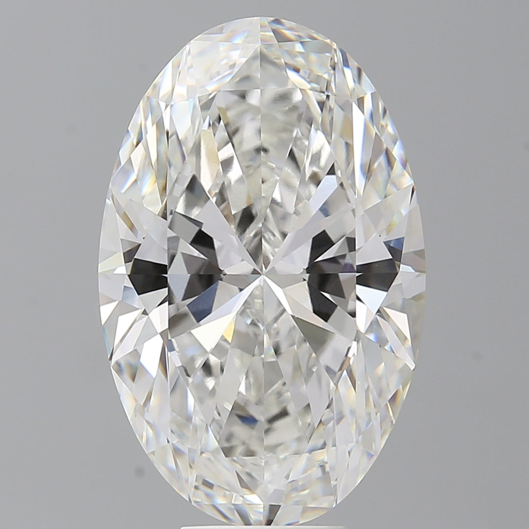 10.07 Carat Oval Shaped, Ideal Cut, F Color, VVS2 Clarity, IGI Certified Lab Grown Diamond