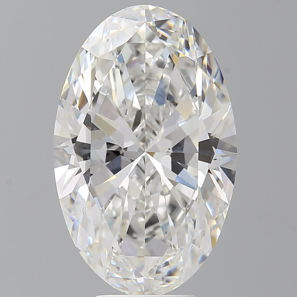8.07 Carat Oval Shaped, Ideal Cut, F Color, VVS2 Clarity, IGI Certified Lab Grown Diamond