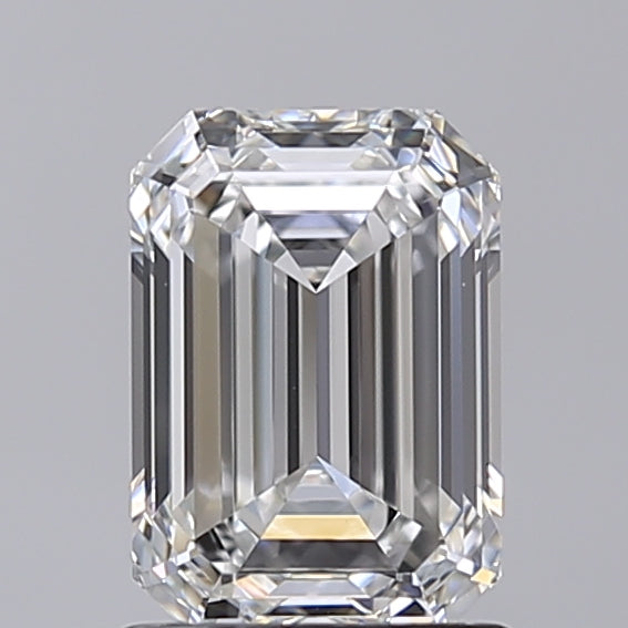 1.50 Carat Emerald Shaped, Very Good Cut, E Color, VS1 Clarity, IGI Certified Lab Grown Diamond