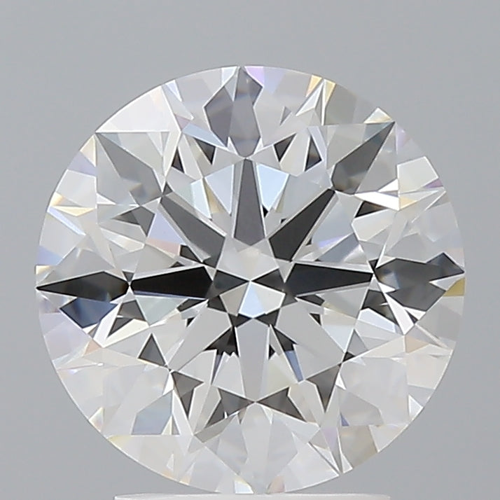 3.10 Carat Round Shaped, Ideal Cut, E Color, VVS2 Clarity, IGI Certified Lab Grown Diamond